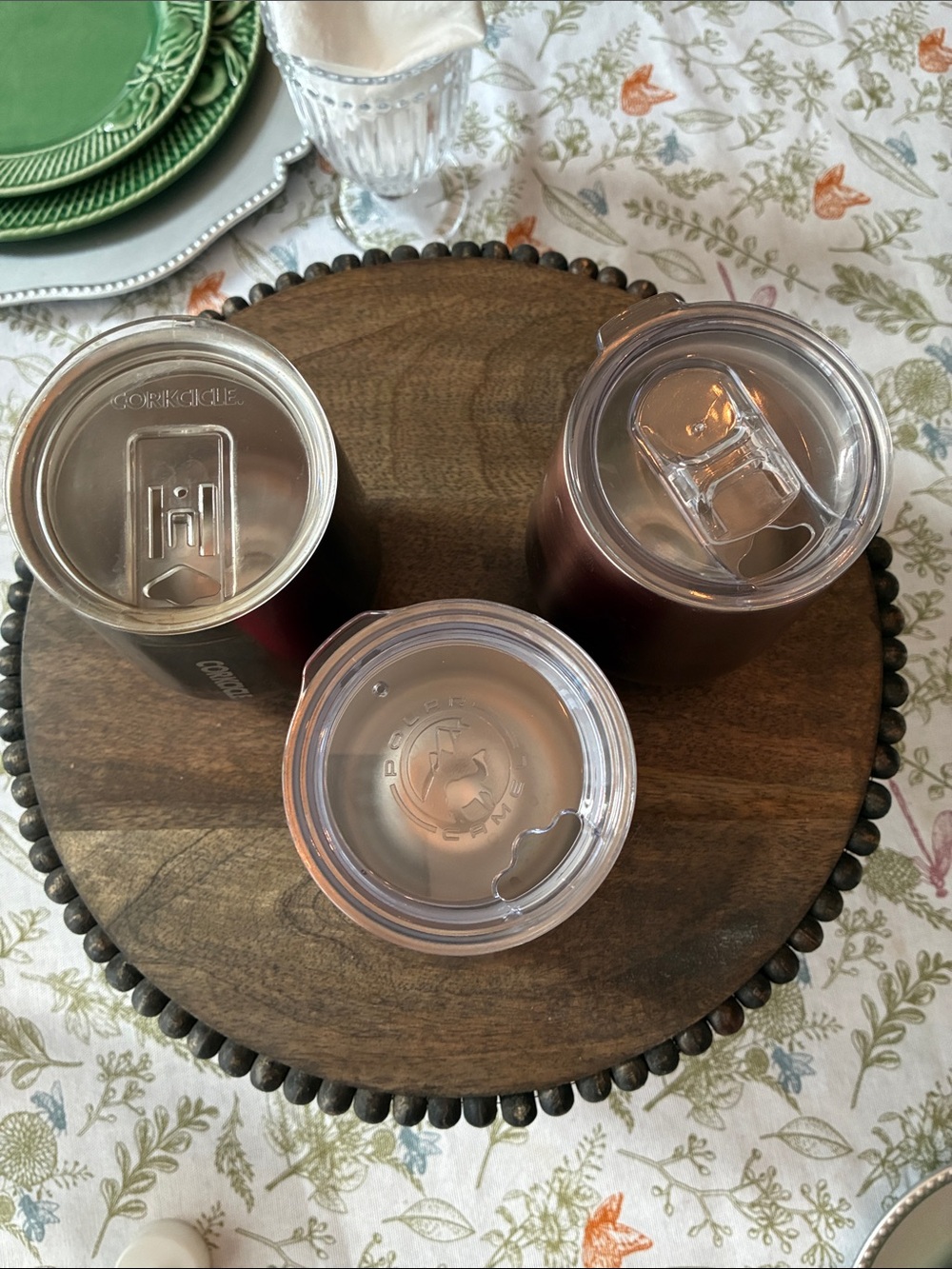 Trio Insulated Tumblers - "Teachers Cannot Survive on Apples Alone"plus 2 More - Picture 2 of 10